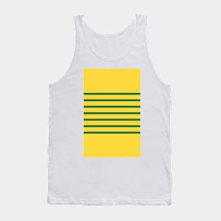 Glasgow Celtic 2013/2014 Retro Yellow Green Hoops Tank Top